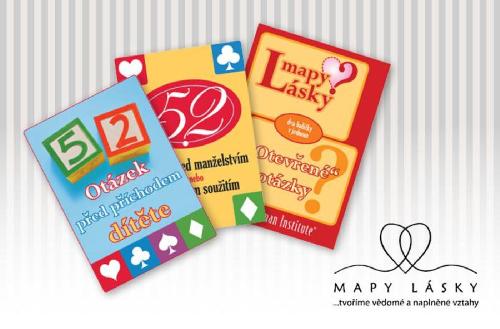 Balíček karet Mapy Lásky - přímá navigace ke spokojenějšímu vztahu