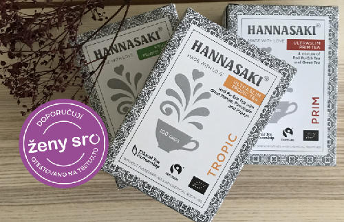Vybrané testerky ochutnaly a ohodnotily antioxidační drcený čaj bez éček Hannasaki Ultraslim TROPIC, který zrychluje metabolismus