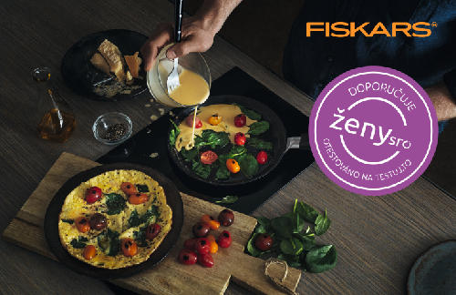 Konečně víme, jak dopadlo testování Fiskars pánvičky na omelety a palačinky 