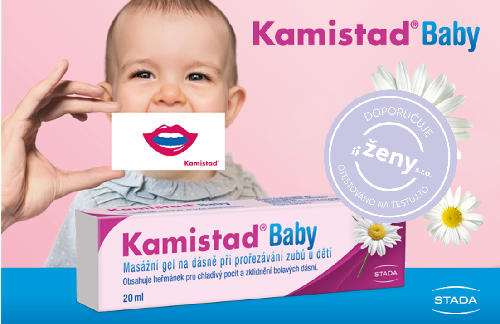 Testerky jejichž miminko trápily první zoubky, otestovaly Kamistad® baby masážní gel na dásně, aby mu ulevily od bolesti. Jak jim pomohl?