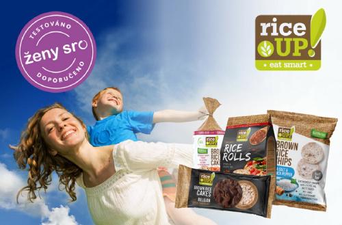 Ochutnaly jste zdravé rýžové chlebíčky Rice UP! 90% hodnocení mluví za vše